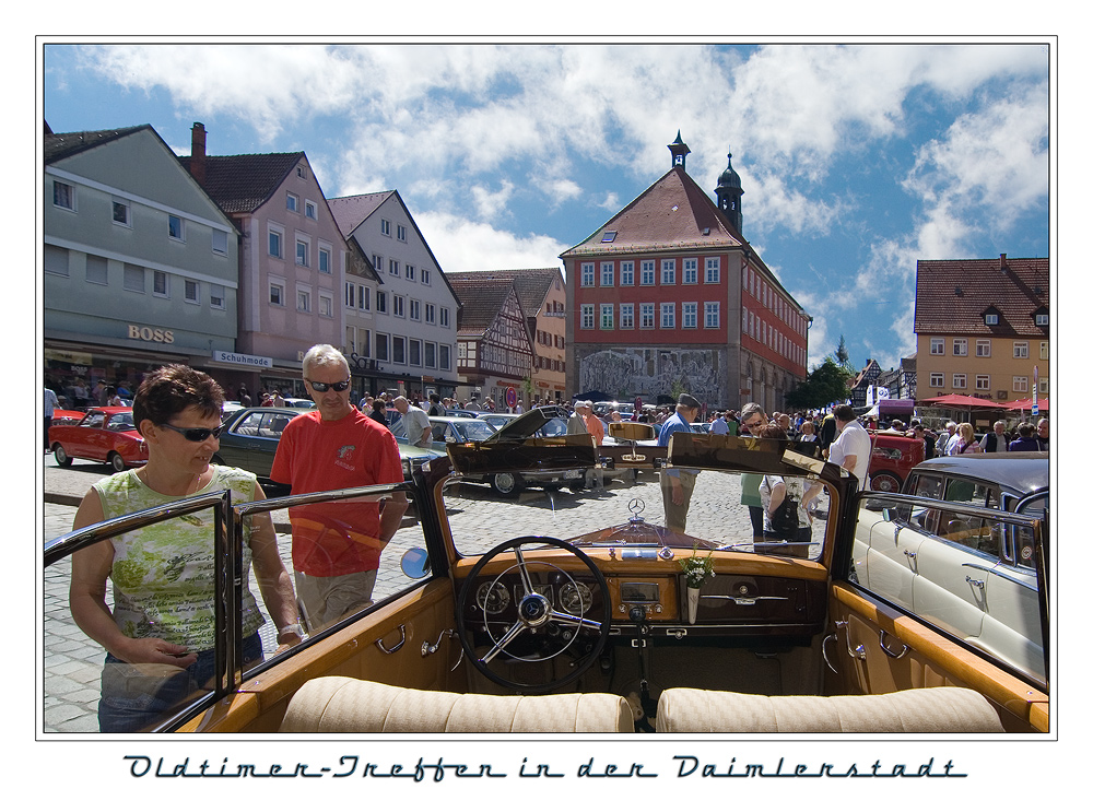 Oldtimer-Treffen in der Daimlerstadt Schorndorf