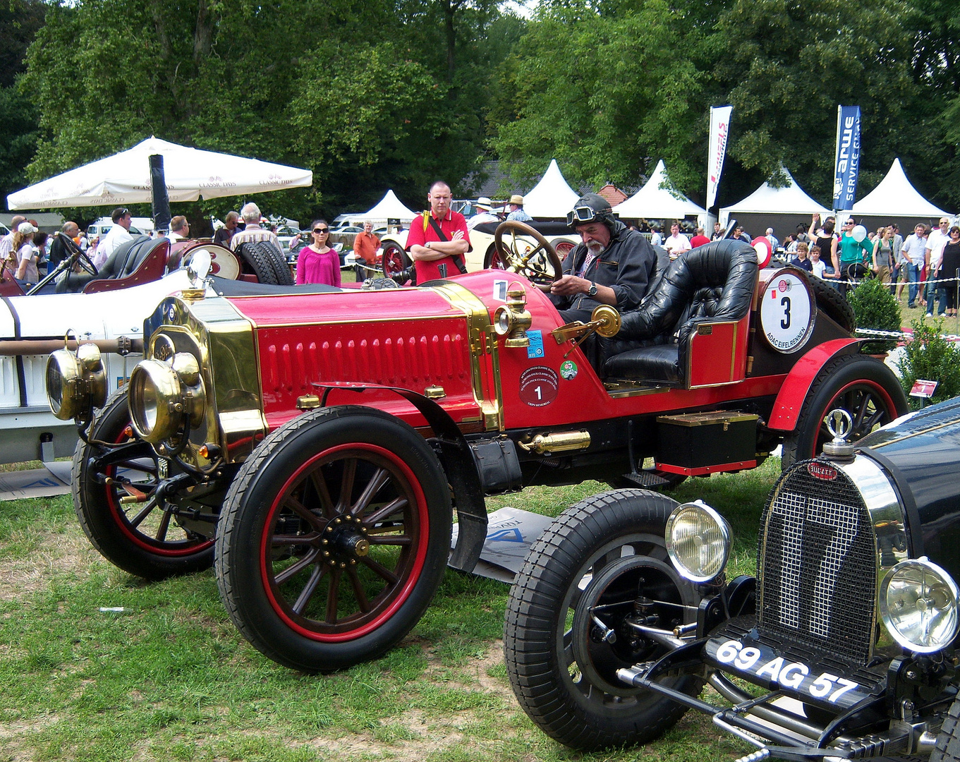 Oldtimer und Rennfahrer