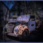 Oldtimer verrostet und verlassen