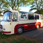 Oldtimerbus als Wohnwagen