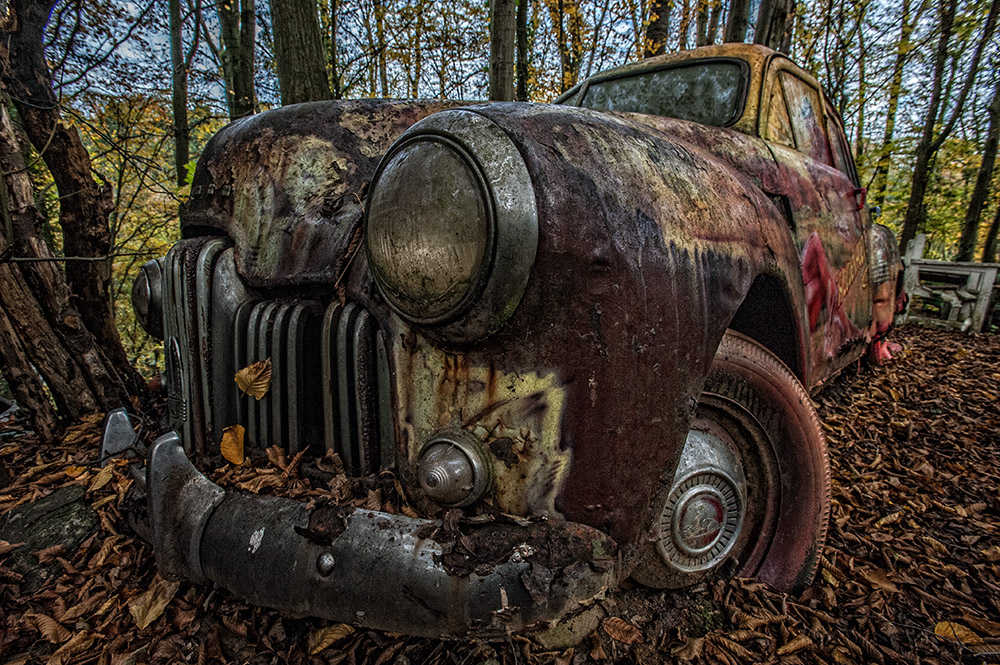 Oldtimerfriedhof - Rostlaube