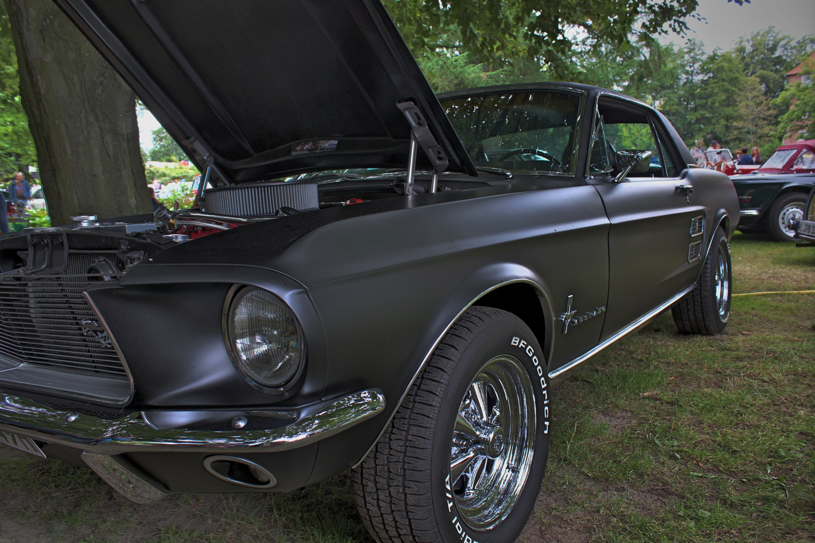 Oldtimershow Winsen/Luhe Mustang-Breitseite