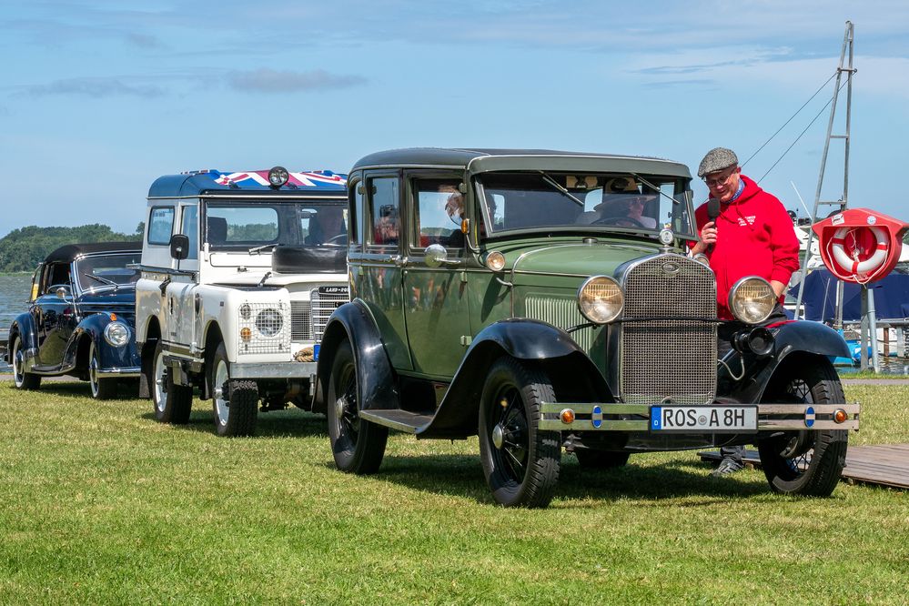 Oldtimertreffen im Hafen Ribnitz