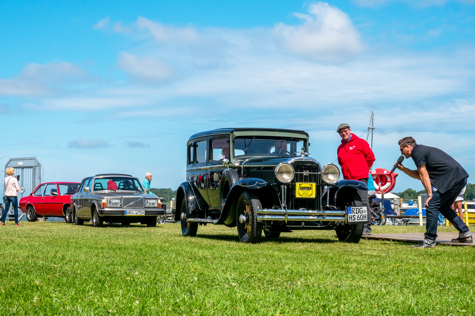 Oldtimertreffen im Hafen Ribnitz