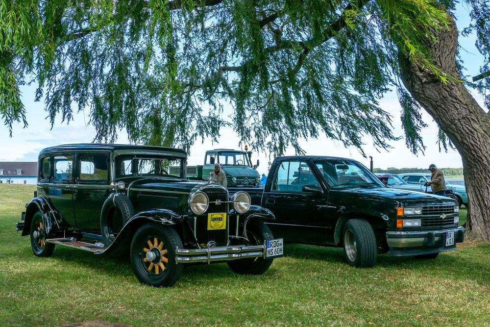 Oldtimertreffen im Hafen Ribnitz