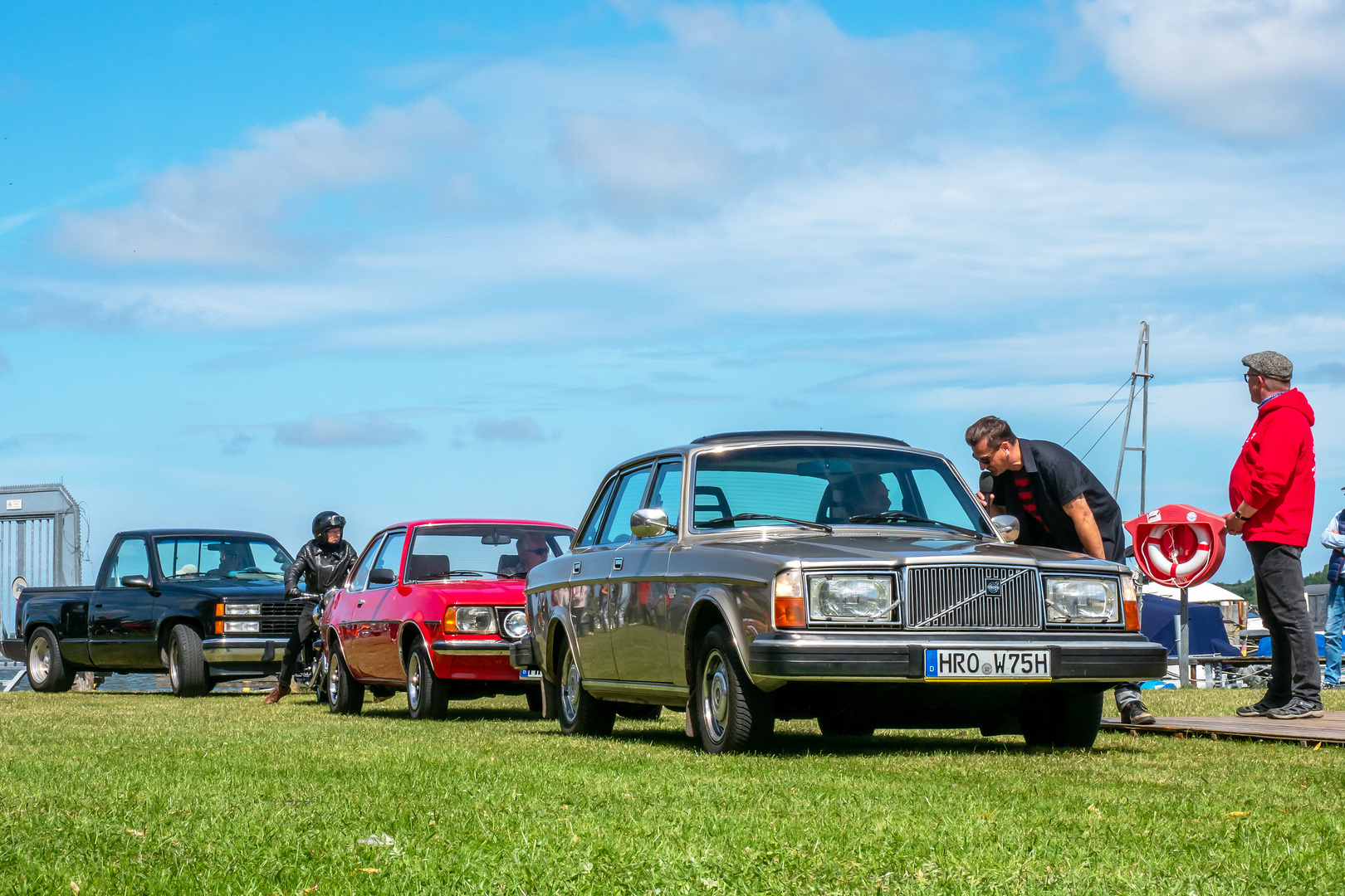 Oldtimertreffen im Hafen Ribnitz