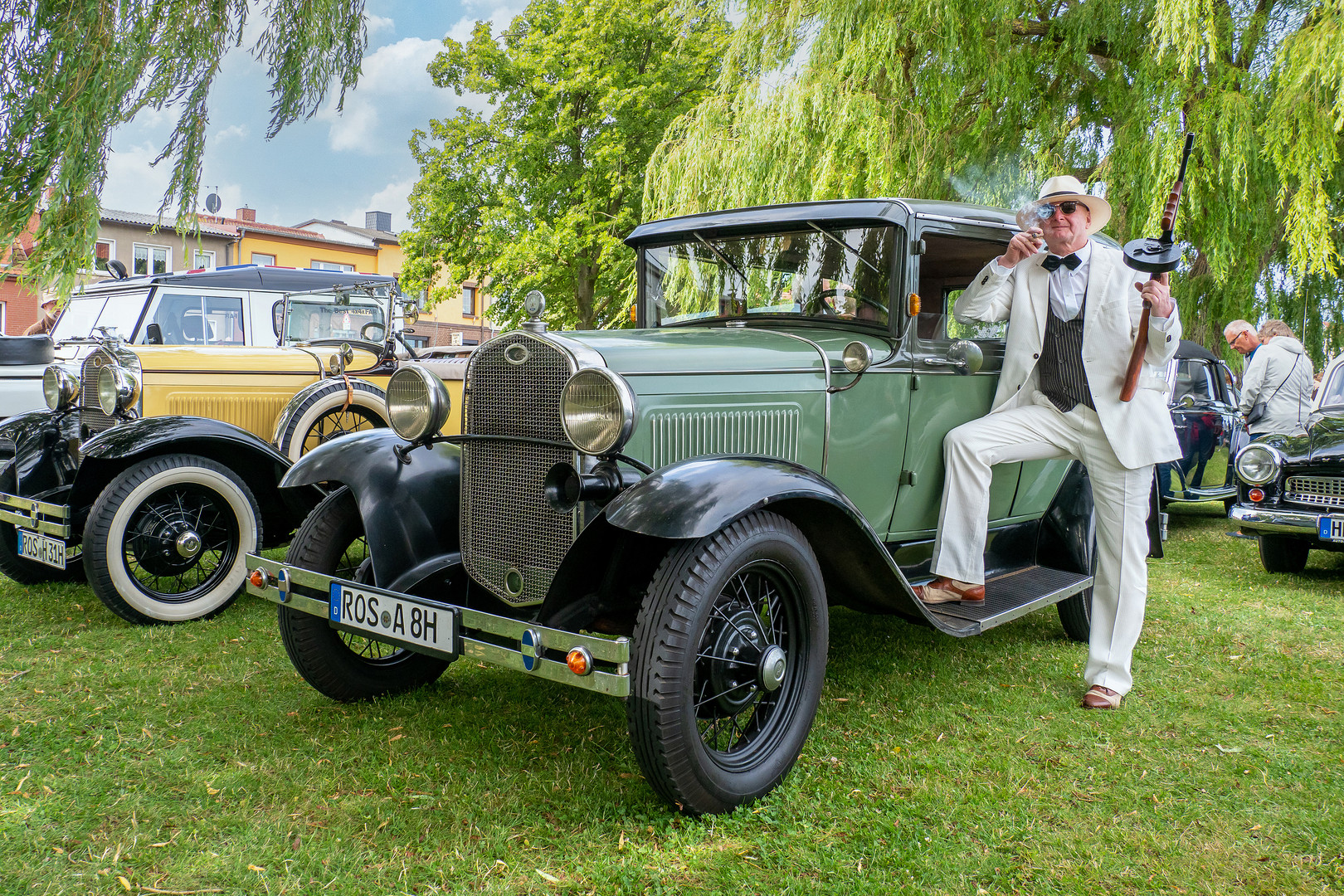 Oldtimertreffen und Swing Breeze im Hafen Ribnitz