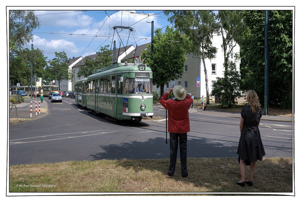 Oldtimerverkehr in Düsseldorf