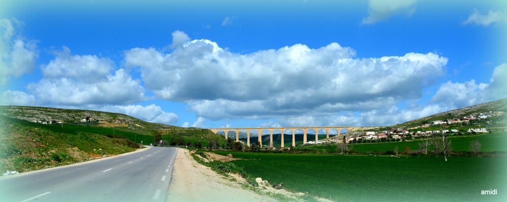 Oléoduc sur la route de Tabarka