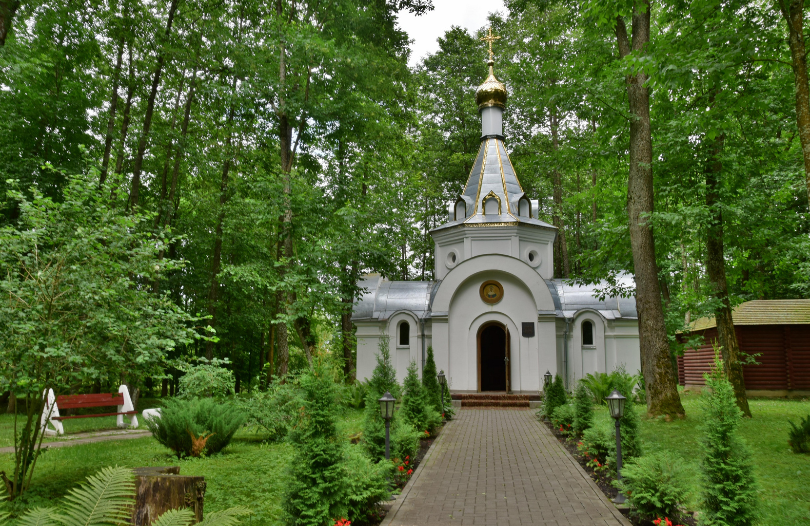 Olga-Kapelle an der alten Quelle bei Zyrovicy