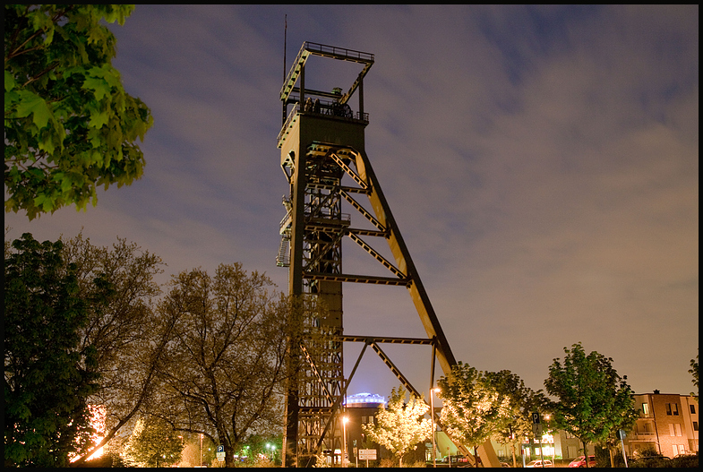 Olgapark Oberhausen, blaue Stunde