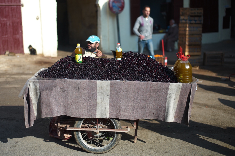 Olivenverkäufer