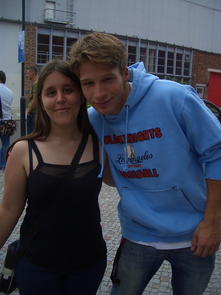 Oliver Bender (Tim Böcking) und ich im August 2006 bei GZSZ