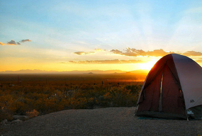 "Oliver Lee" Campground bei Alamogordo, Neu Mexico