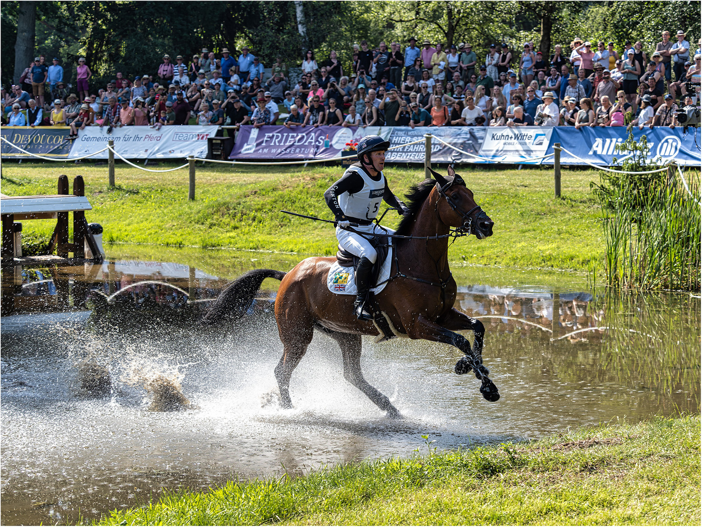 Oliver Townend (GBR) mit Lukas