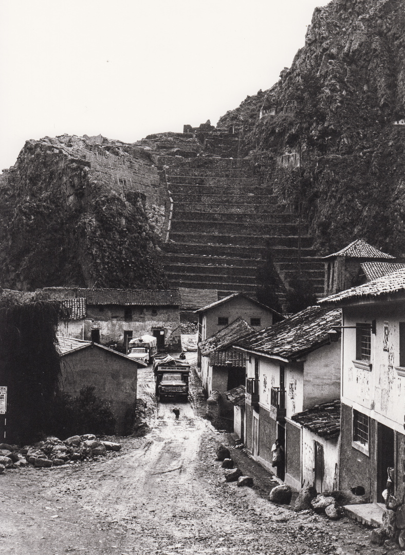 Ollantaytambo - Blick auf die Inka-Terrassen