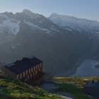 Olpererhütte am morgen