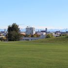 Olympia Berg Wiesen Blick München