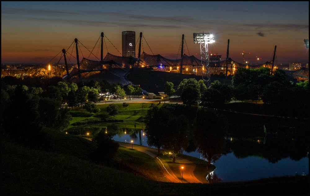 Olympia im letzten Abendlicht..