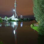Olympia Park bei Nacht