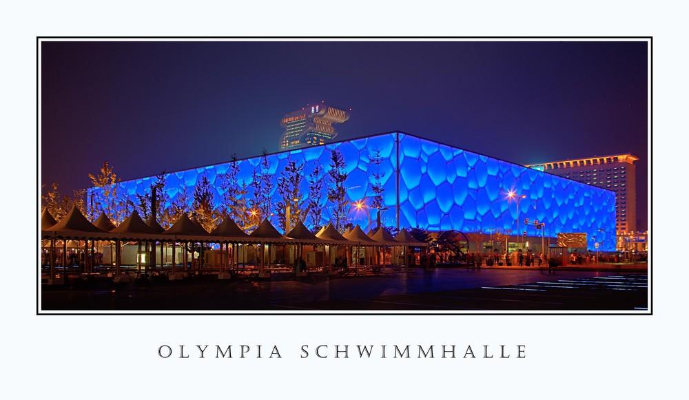 Olympia Schwimmhalle in Peking
