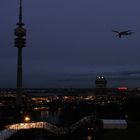 Olympiaberg München bei Nacht