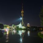 Olympiapark bei Nacht