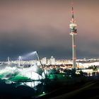 Olympiapark bei Nacht