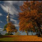 Olympiapark im Farbenrausch