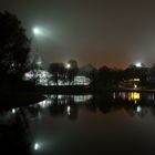 Olympiapark im Nebel