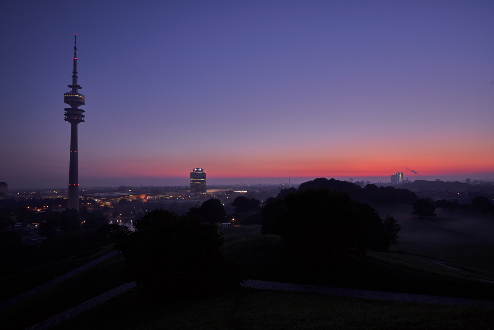 Olympiapark Morgens