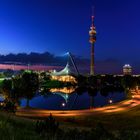 Olympiapark München bei Nacht