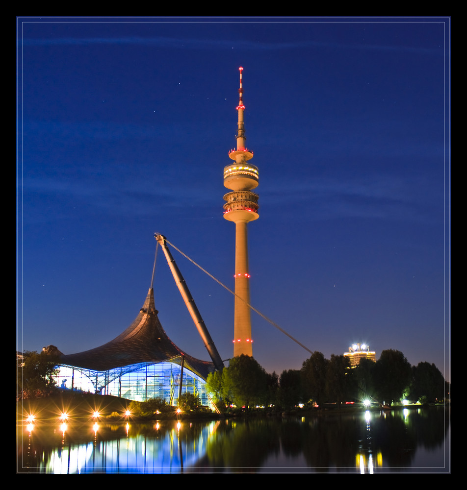 Olympiapark München bei Nacht - Reload