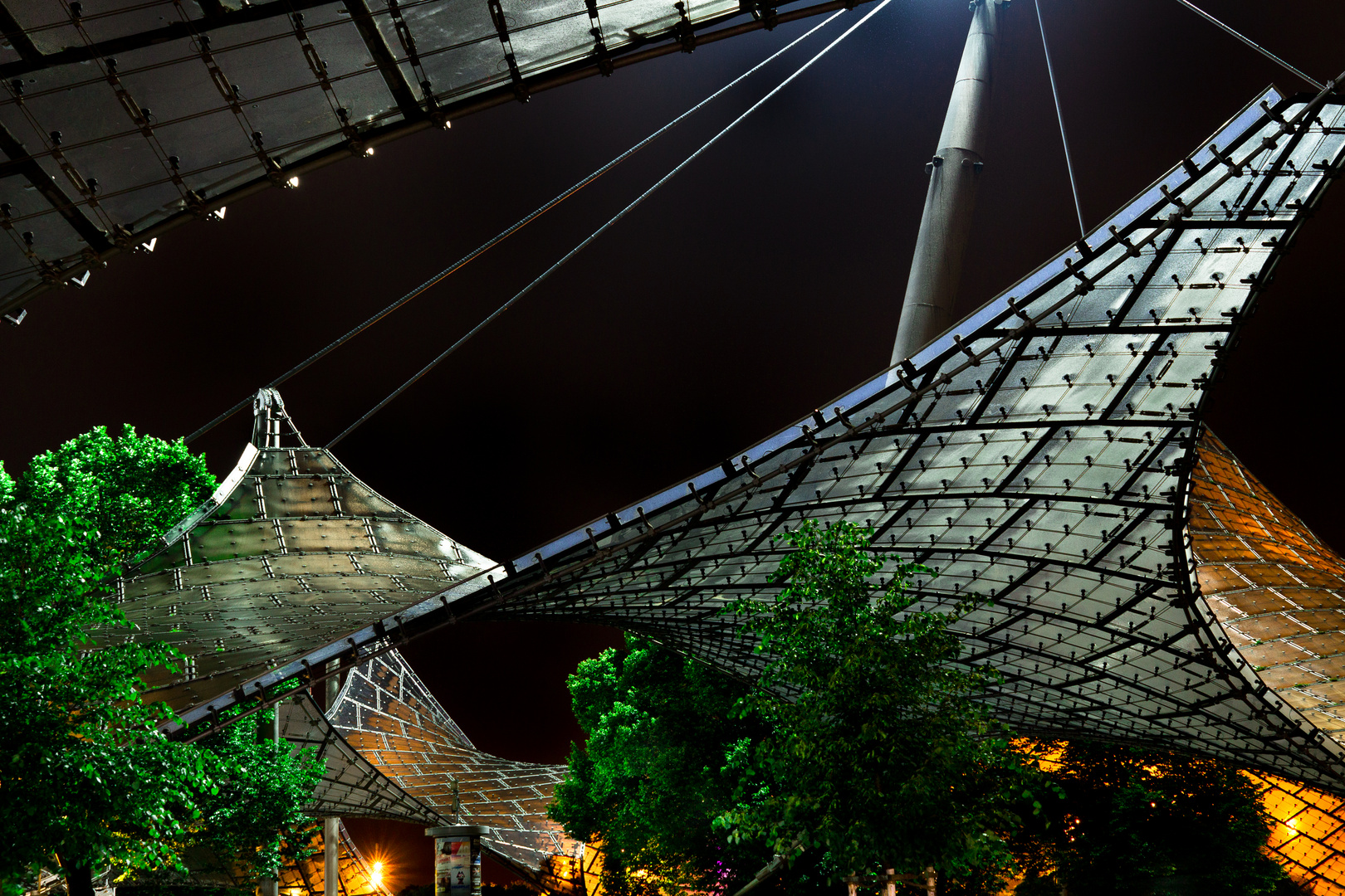 Olympiapark Munich At Night 1