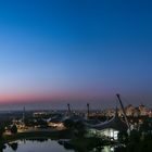 Olympiapark zur blauen Stunde