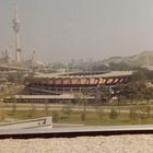 Olympiaradrennstadion in München Aufnahme 1972