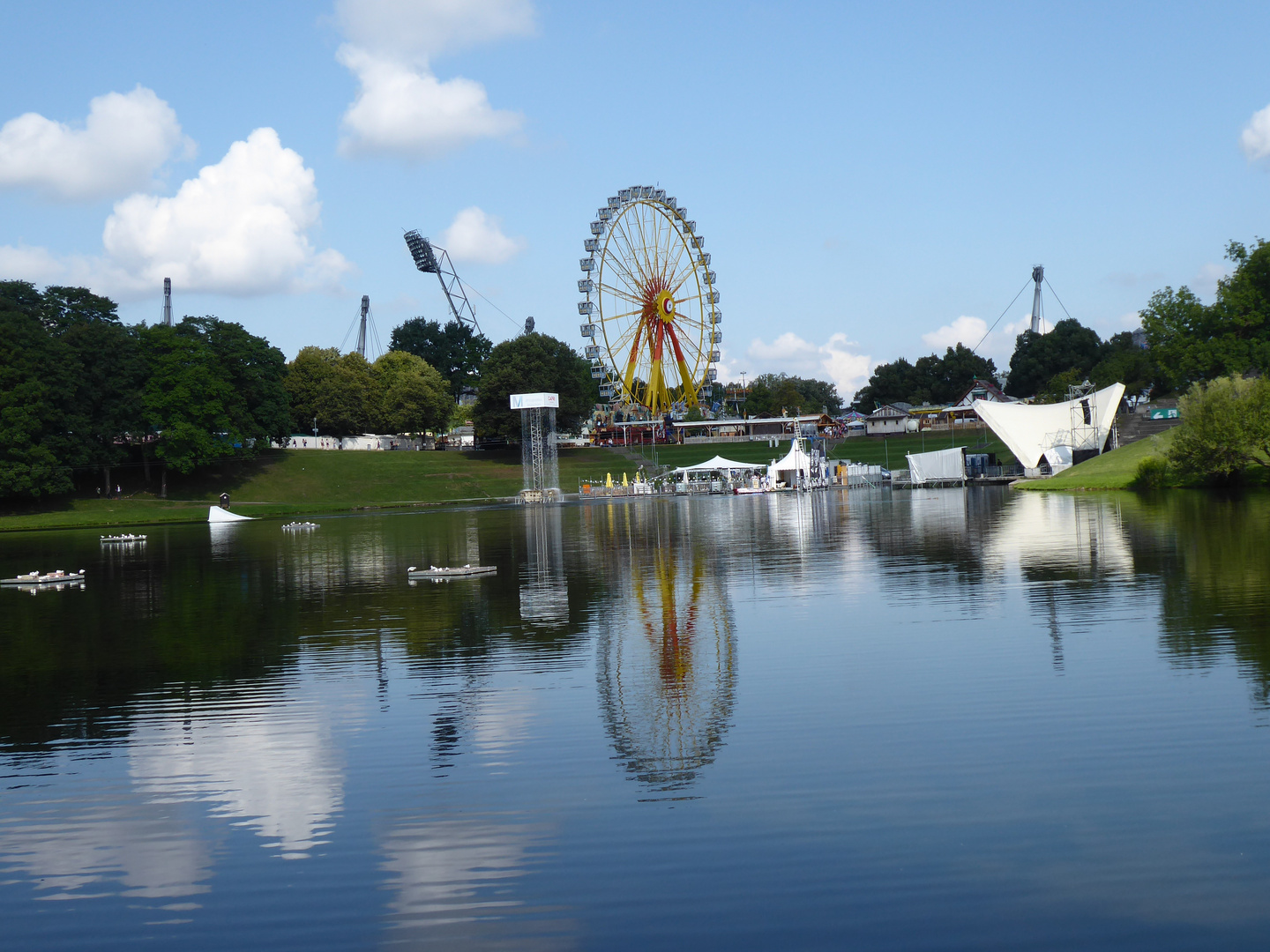 Olympiasee-Spiegelung...