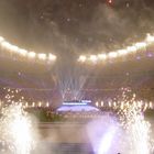 Olympiastadion Berlin - Wiedereröffnung - Feuerwerk