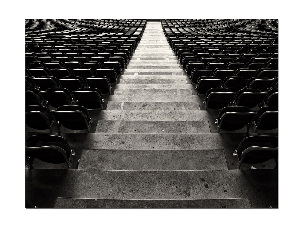 Olympiastadion-Stuhlreihen