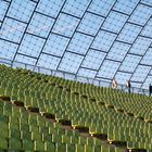 Olympiastadion unter blauem Himmel