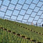 Olympiastadion unter blauem Himmel