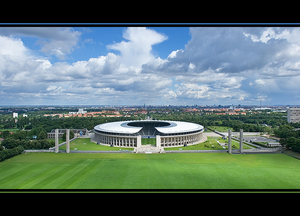 Olympiastadion vom Glockenturm