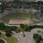 Olympiastadion vom Olympiaturm aus.