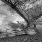 Olympiastadium München nach dem Regen