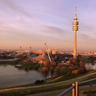 Olympiaturm Sonnenuntergang