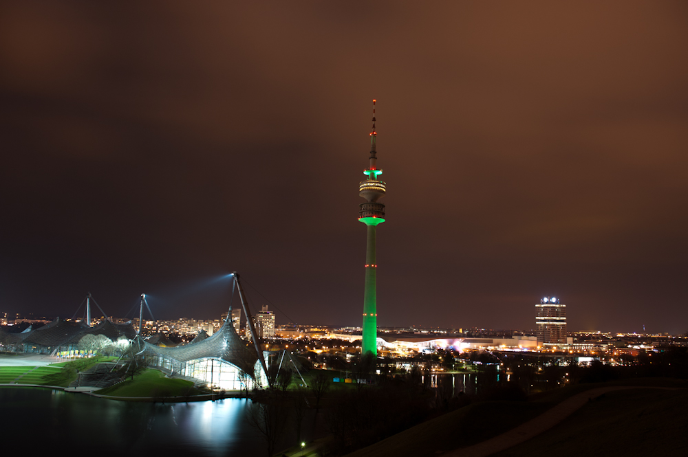 Olympiaturm - St Patricks Day 2014