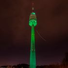 Olympiaturm zum St.Patrick's Day