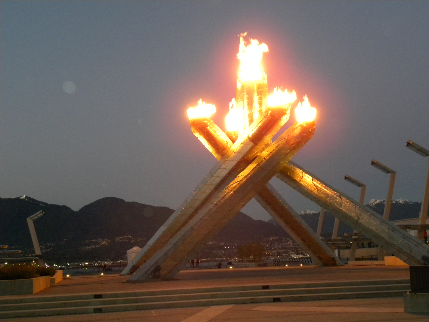 Olympic Cauldron.Winter Olympics Vancouver.Canada.