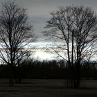 Olympipark bei Regen und Wind