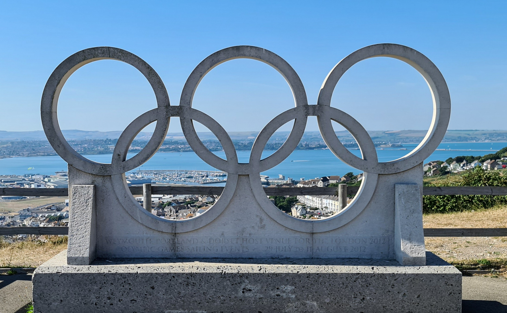 Olympische Ringe in Portland